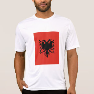 Camiseta Bandeira albanesa