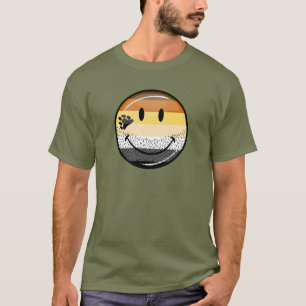 Camiseta Bandeira alegre feliz farpada engraçada do orgulh