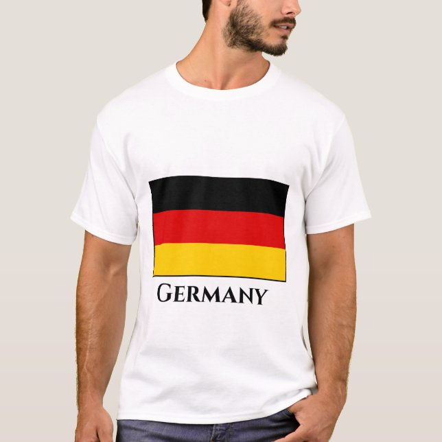 Camiseta Bandeira alemã (Frente)