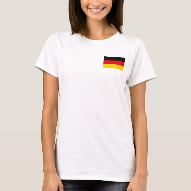 Camiseta Bandeira alemã (Frente)