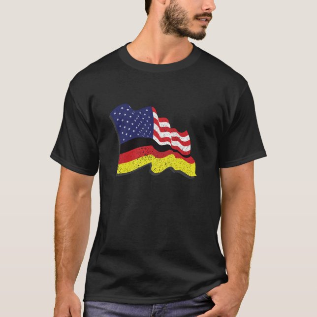Camiseta Bandeira Alemã Americana I Oktoberfest I USA Ameri (Frente)