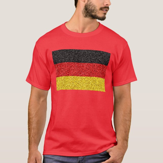 Camiseta bandeira alemã deutsch Quatar original 2022 (Frente)