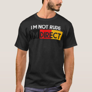 Camiseta Bandeira Alemã Não sou Rude Sou Alemanha Direta