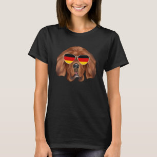 Camiseta Bandeira alemã Tibetan Mastiff Dog Alemanha Pocket