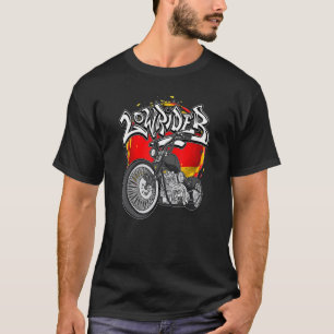 Camiseta Bandeira Alemã Vicla Alemanha Cholo Motorcycle Low