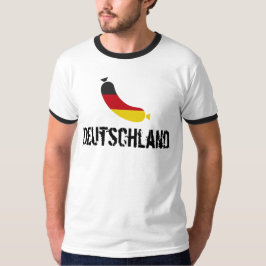 Camiseta Bandeira alemão em uma salsicha, o wurst do