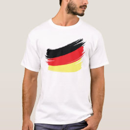 Camiseta Bandeira alemão pintada