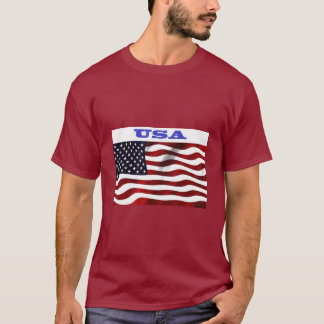 Camiseta bandeira americana