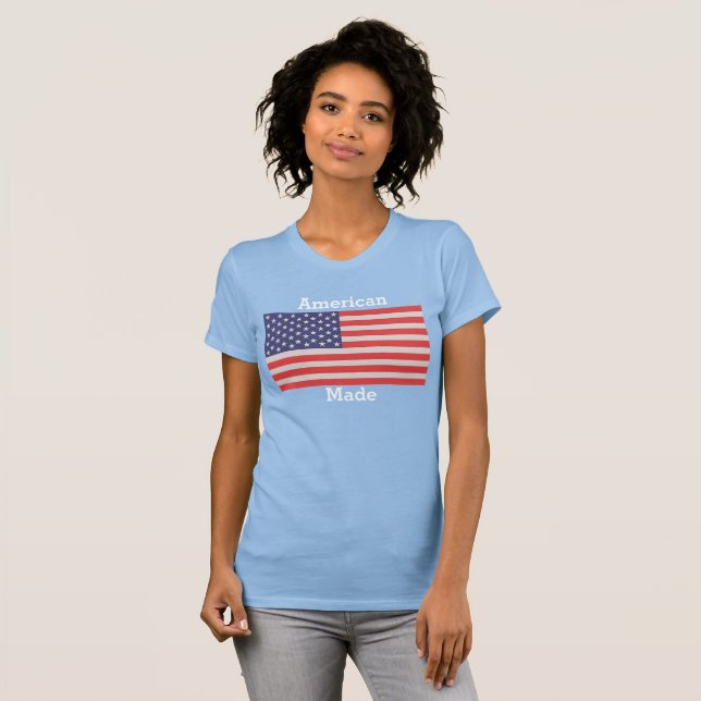 Camiseta bandeira americana (Frente Completa)