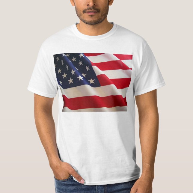 Camiseta Bandeira Americana (Frente)