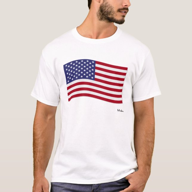Camiseta Bandeira Americana (Frente)