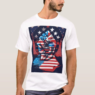 Camiseta Bandeira Americana