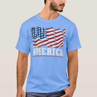 Camiseta Bandeira Americana