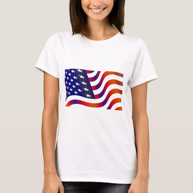 Camiseta Bandeira Americana (Frente)