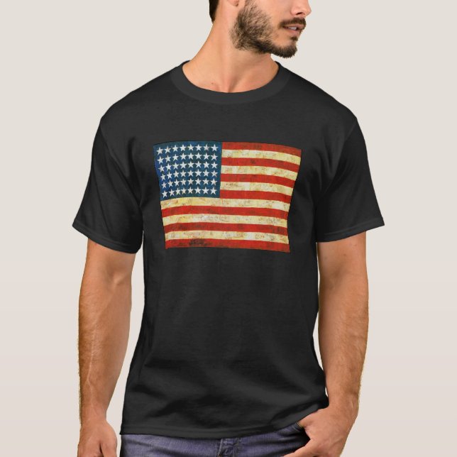 Camiseta Bandeira Americana (Frente)