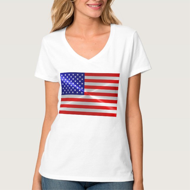 Camiseta bandeira americana (Frente)