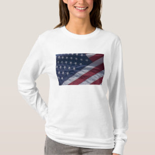 Camiseta bandeira americana.