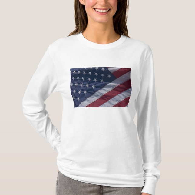 Camiseta bandeira americana. (Frente)