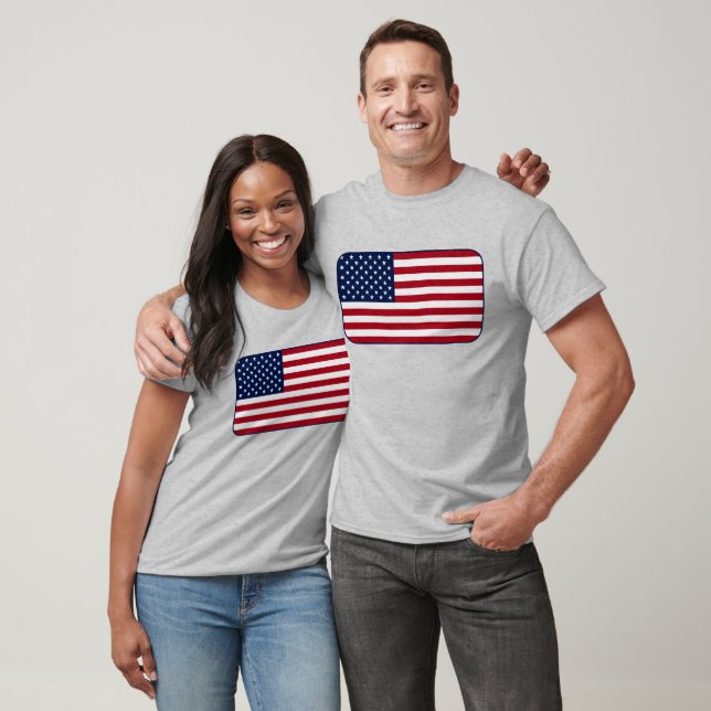 Camiseta Bandeira Americana (Unissex)