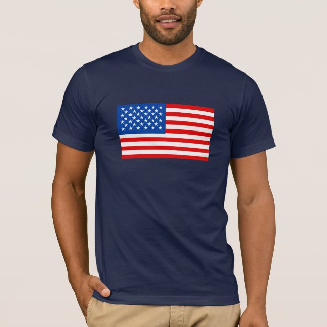 Camiseta Bandeira americana (Frente)