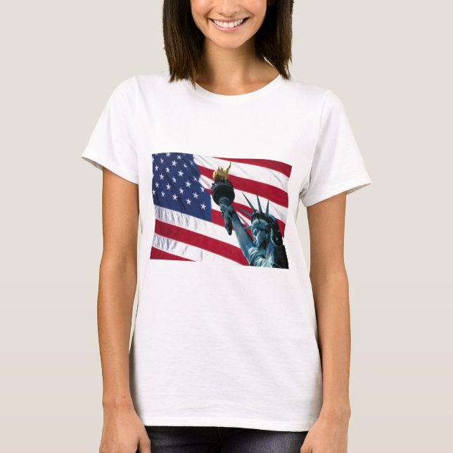 Camiseta bandeira americana (Frente)