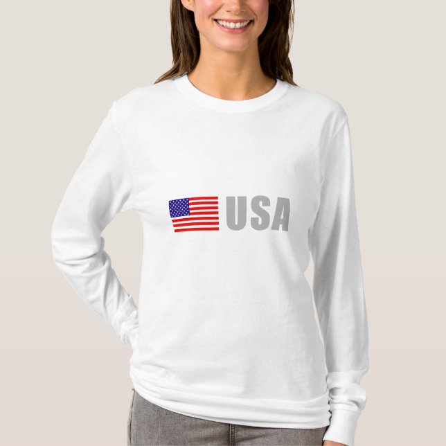 Camiseta Bandeira americana (Frente)
