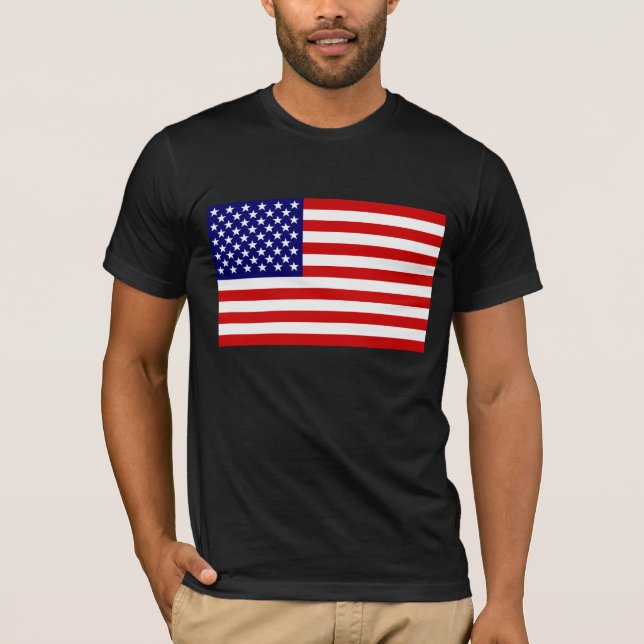 Camiseta bandeira americana (Frente)