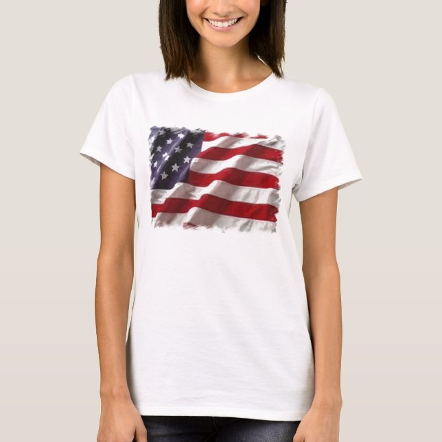 Camiseta Bandeira americana (Frente)