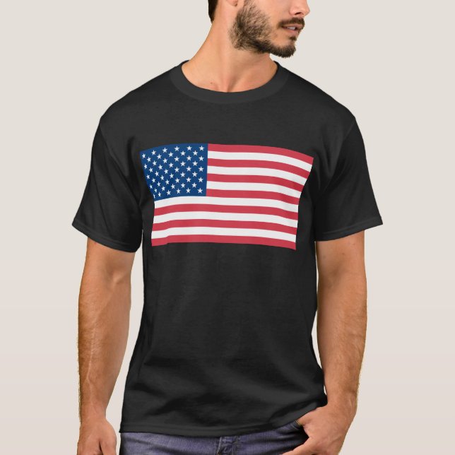 Camiseta Bandeira Americana (Frente)