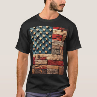 Camiseta bandeira americana