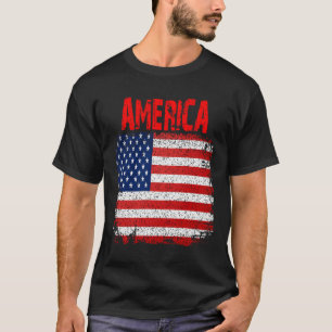 Camiseta Bandeira Americana