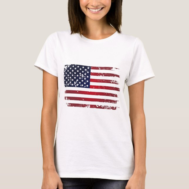 Camiseta Bandeira americana (Frente)