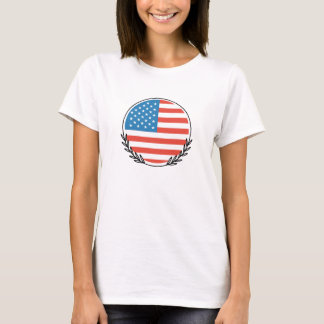 Camiseta bandeira americana
