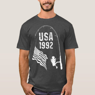 Camiseta Bandeira Americana 1992 Aniversário