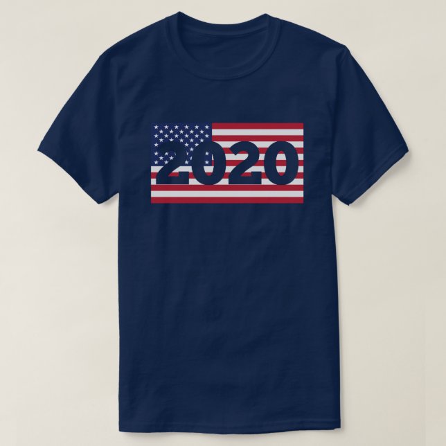 Camiseta Bandeira Americana 2020 (Frente do Design)