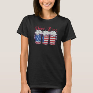 Camiseta Bandeira Americana 4º De Julho Homens Mulheres Ame