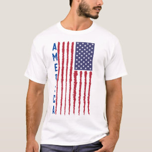 Camiseta Bandeira Americana 4 de julho