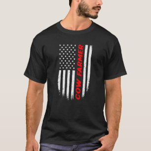 Camiseta Bandeira Americana 4 De Julho Vaqueiro Homens Mulh