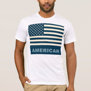 Camiseta Bandeira americana 4 do pop art