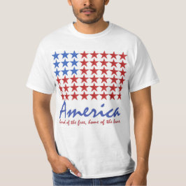 Camiseta Bandeira americana 4o do T-SHIRT de julho (a