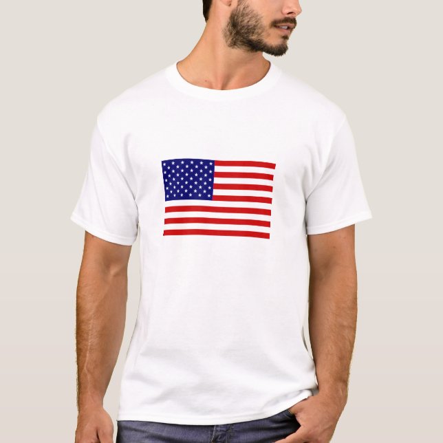 Camiseta Bandeira americana, a garantia (Frente)