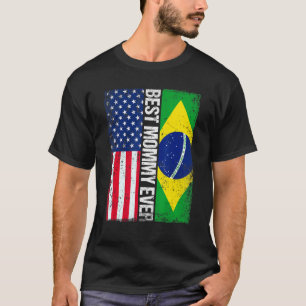 Camiseta Bandeira Americana: A Melhor Mamãe Da Família
