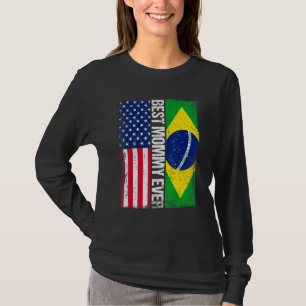 Camiseta Bandeira Americana: A Melhor Mamãe Da Família
