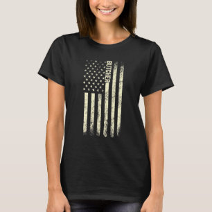 Camiseta Bandeira Americana Abatendo Orgulhento Butcher Ame