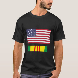 Camiseta Bandeira Americana Acima da Faixa de Opções do Ser