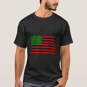 Camiseta Bandeira Americana Africana
