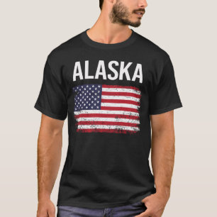 Camiseta Bandeira Americana Alasca