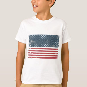 Camiseta bandeira americana angustiada