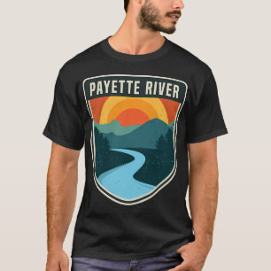 Camiseta Bandeira americana angustiado Pescador presente do