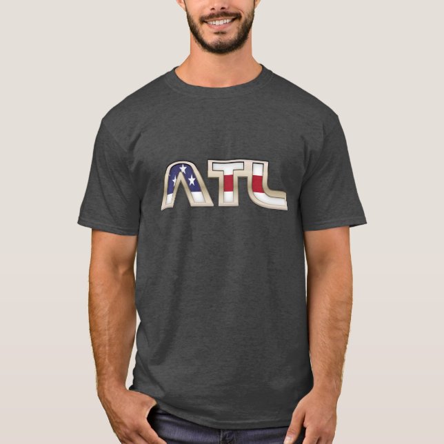 Camiseta bandeira americana ATL (Frente)